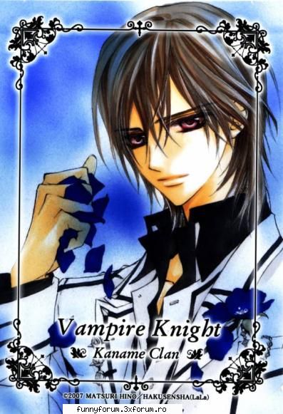 kaname kuran clasei de noapte vampire knight
